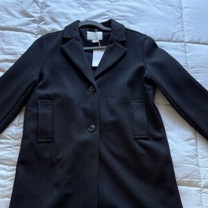 Zara Black Women's Single-Breasted Coat